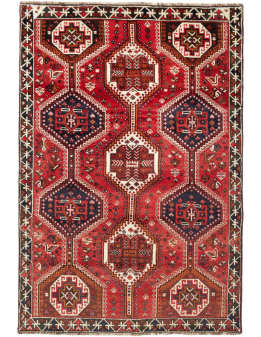 Shiraz Fine Persia terra di siena e grigio ardesia scuro 157x230