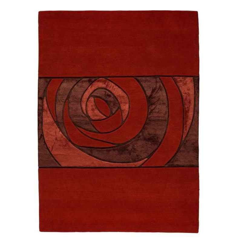 Tappeto moderno Wallflor Gravity Red Lauren Jacob