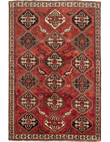 Shiraz Fine Persia marrone sella e grano 168x254