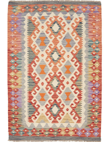 Kilim Pakistan abbronzatura e terra di siena 102x149