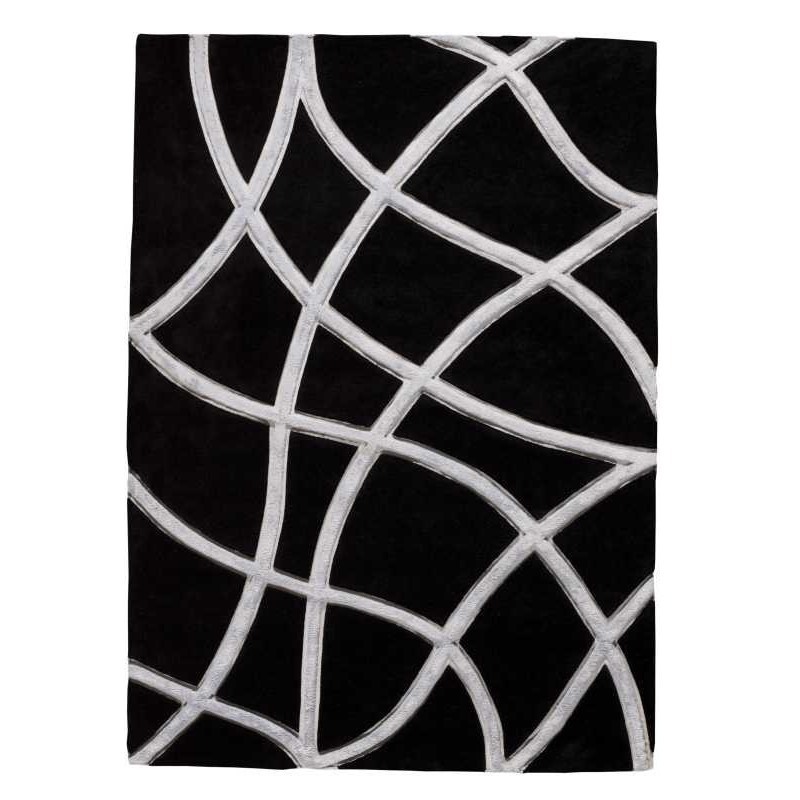 Carpet moderno Wallflor Echo Black Lauren Jacob