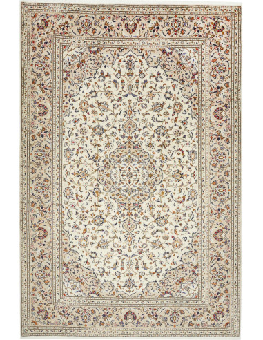 Kashan Persia grigio chiaro e grigio chiaro 202x308