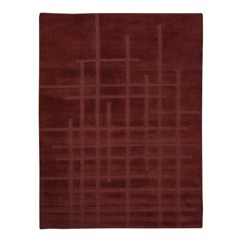 Tappeto moderno Wallflor Street Aubergine Lauren Jacob