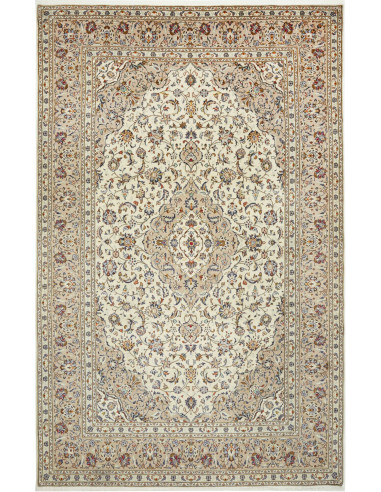 Kashan Persia argento e terra di siena 200x317