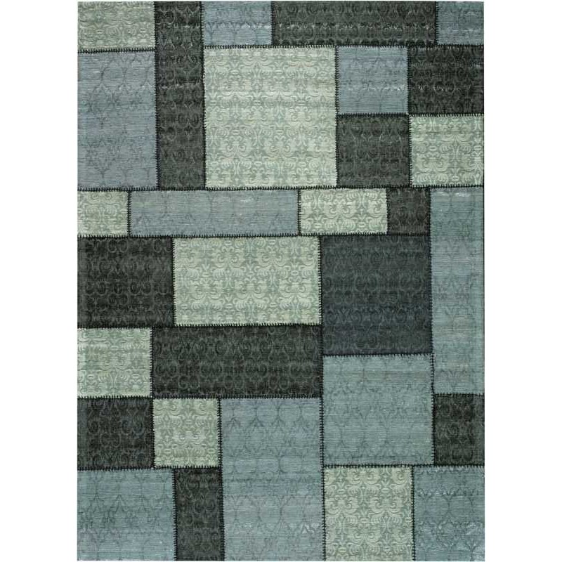 Carpet moderno Wallflor Patchwork 1 Dark Grey Lauren Jacob