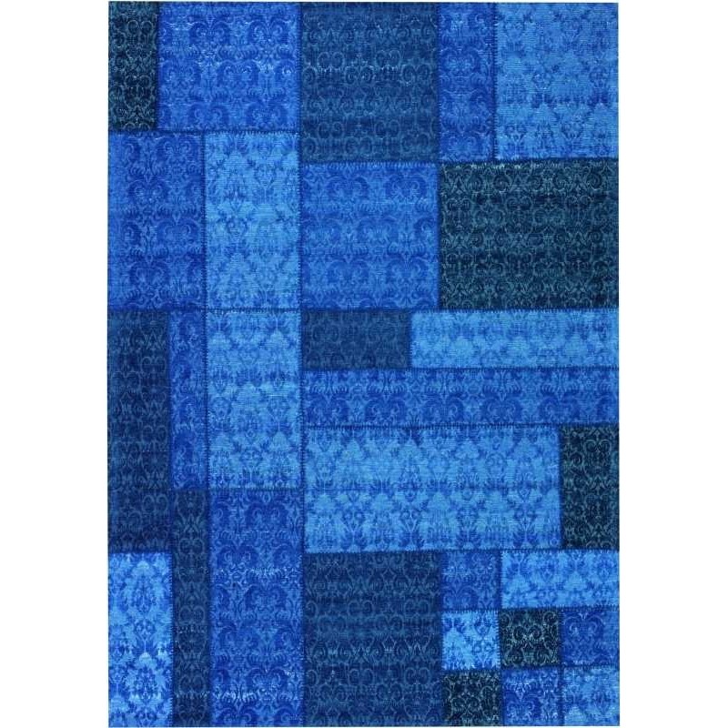 Tappeto moderno Wallflor Patchwork 13 Blue Lauren Jacob