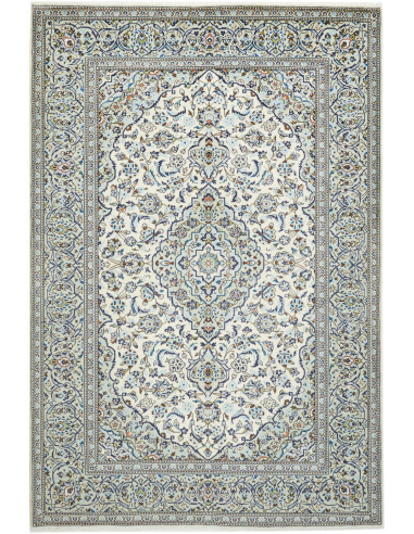 Kashan Persia argento e grigio ardesia scuro 196x290