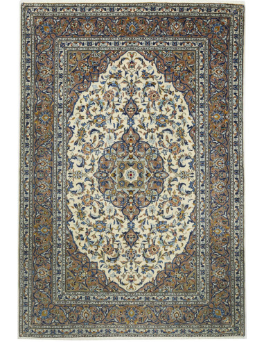 Kashan Persia grigio e grigio ardesia scuro 163x287