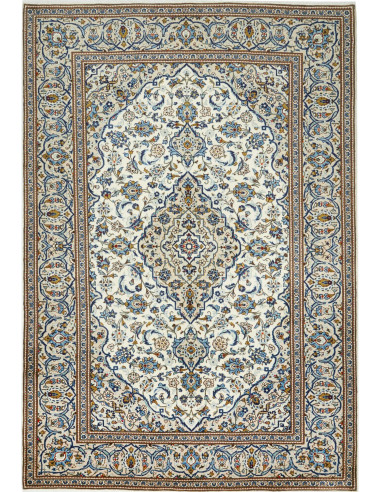 Kashan Persia argento e grigio ardesia scuro 200x293