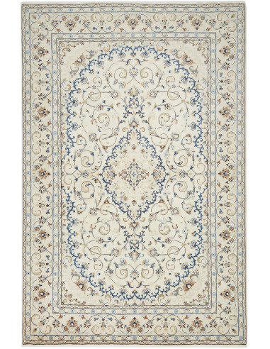 Kashan Persia grigio chiaro e grigio ardesia scuro 194x296