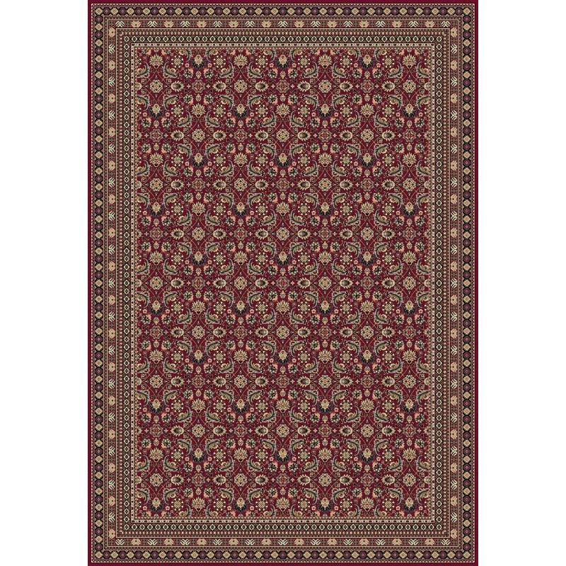 Carpet classico Tabriz classico rosso senza medaglione 12176