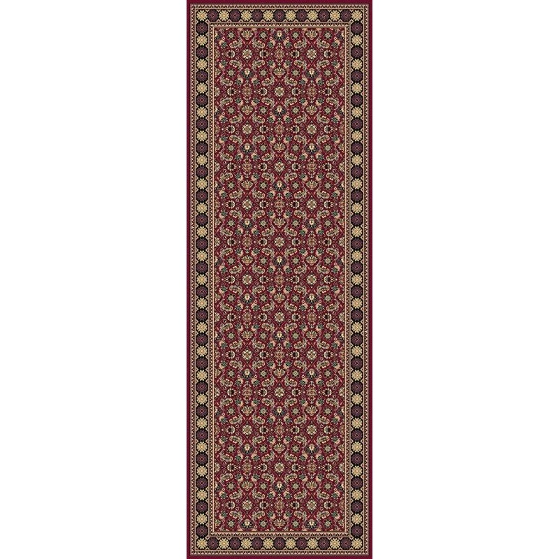 Carpet classico Tabriz classico passatoia rosso senza medaglione 12176