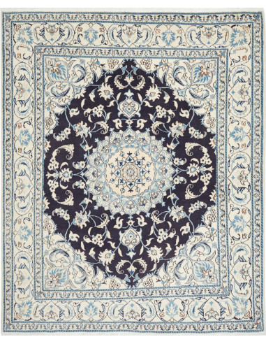 Nain Kashmar Persia grigio chiaro e grigio ardesia scuro 206x252