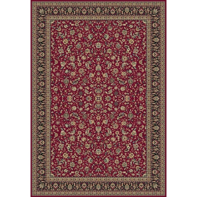 Tappeto persiano Tabriz classico floreale rosso 12311