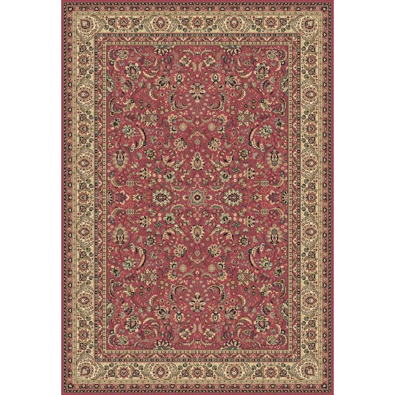 Tappeto persiano Tabriz classico floreale rosa 13720