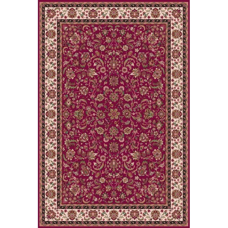 Tappeto persiano Isfahan lana rosso 1276-677
