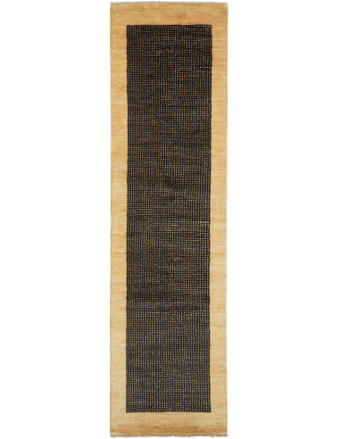 Gabbeh Moderno Pakistan legno robusto e legno robusto 79x241