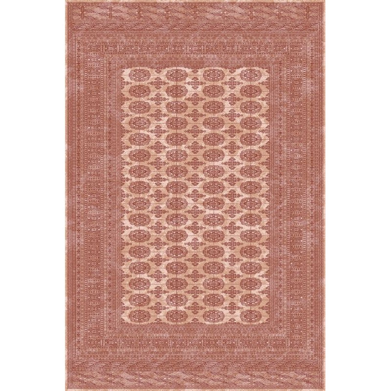 Tappeto persiano Bukhara lana extra fine crema-terra cotta 1292-694