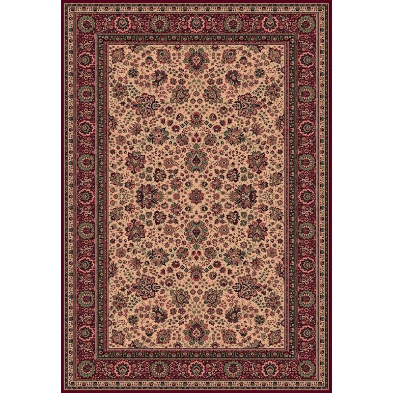Tappeto persiano Tabriz fine lana beige-rosso 1561-505