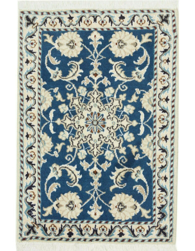 Nain Kashmar Persia grigio chiaro e grigio ardesia scuro 60x90