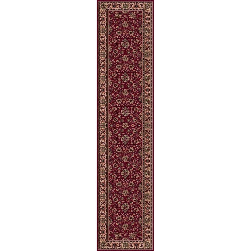 Tappeto persiano Tabriz fine lana passatoia rosso 1561-507