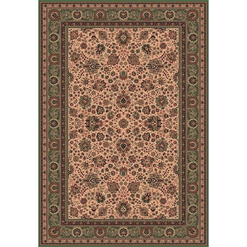 Tappeto persiano Tabriz fine lana crema-verde 1561-508
