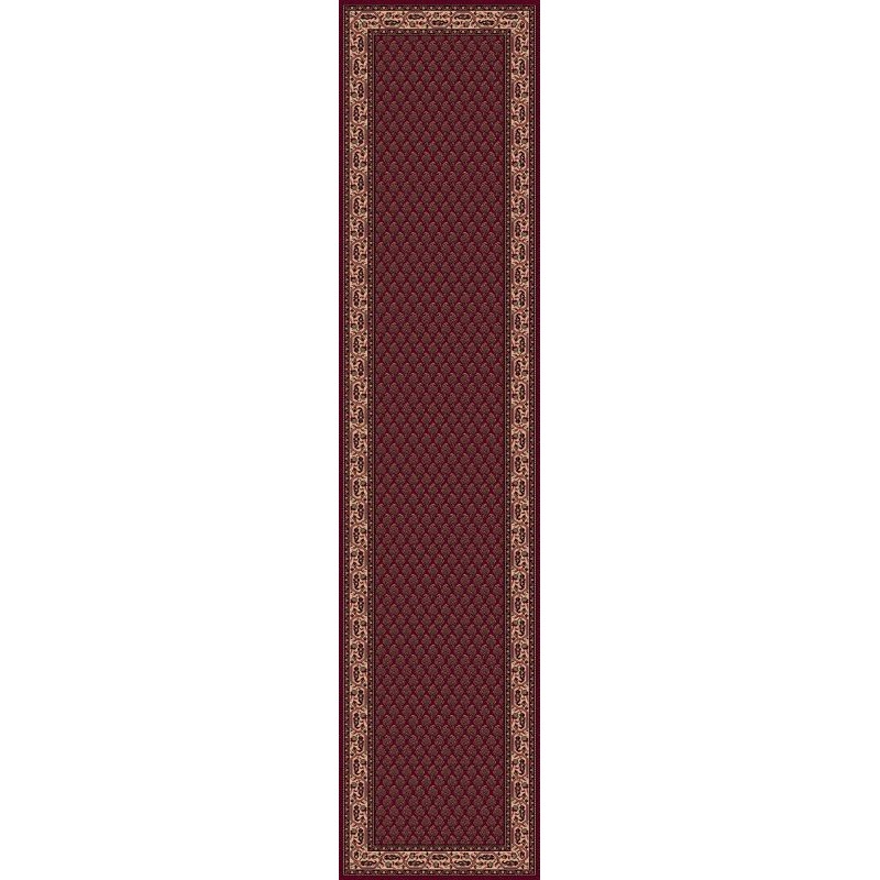 Tappeto persiano Mir fine lana passatoia rosso 1581