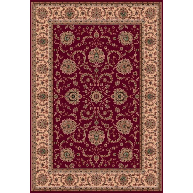 Tappeto persiano Ziegler fine lana rosso 1640