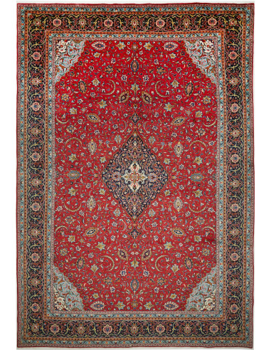 Sarough Persia terra di siena e grigio ardesia scuro 290x422