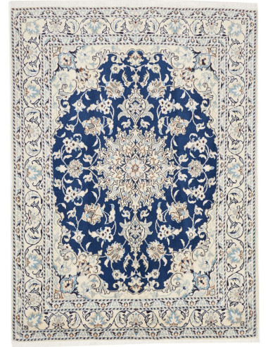 Nain Kashmar Persia grigio chiaro e grigio ardesia scuro 150x200