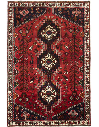 Shiraz Persia grigio ardesia scuro e grano 173x259