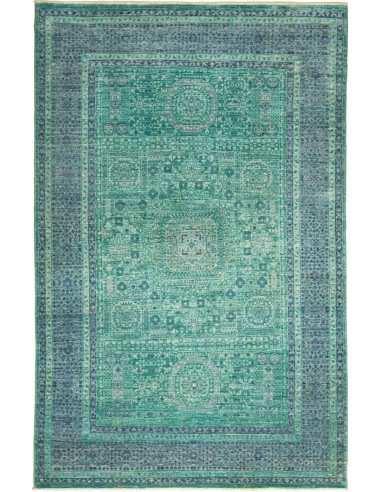 Mamlouk Pakistan grigio ardesia e grigio ardesia 123x190