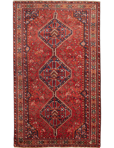 Shiraz Fine Persia marrone sella e grigio ardesia scuro 155x259