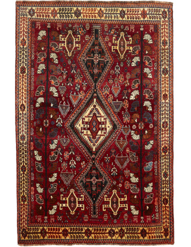 Shiraz Fine Persia marrone sella e legno robusto 160x240