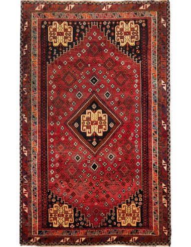 Shiraz Fine Persia marrone sella e legno robusto 160x260