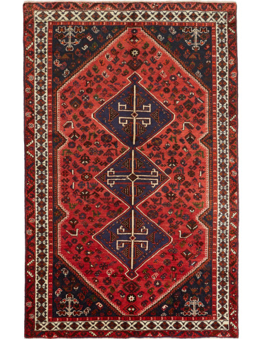 Shiraz Persia grigio ardesia scuro e grano 160x258