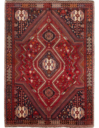 Shiraz Persia marrone sella e legno robusto 163x225