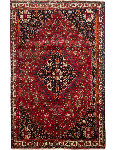 Shiraz Persia marrone sella e nero 180x283