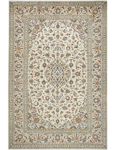 Kashan Persia argento e verde oliva scuro 200x302