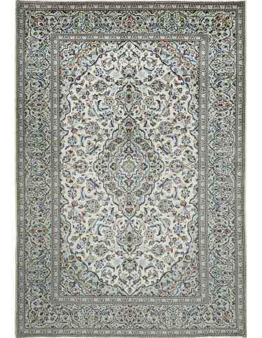 Kashan Persia argento e grigio ardesia scuro 200x295