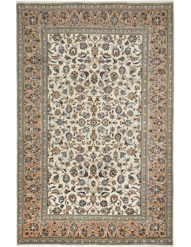 Kashan Persia grigio scuro e grigio ardesia scuro 200x310