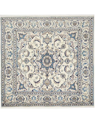Nain Kashmar Persia grigio chiaro e grigio ardesia scuro 200x190