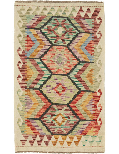 Kilim Pakistan abbronzatura e grigio ardesia scuro 80x131