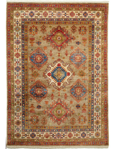 Kazak Fine Pakistan perù e terra di siena 145x203