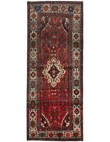 Hosseinabad Persia grigio ardesia scuro e terra di siena 137x350
