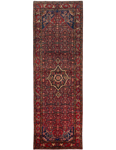 Hamadan Persia marrone sella e marrone rosato 112x356