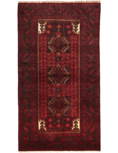 Baluch Persia marrone rossiccio e grano 108x200