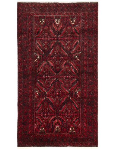Baluch Persia grigio ardesia scuro e marrone 104x190