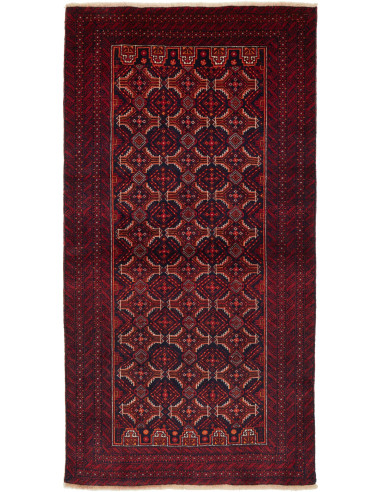 Baluch Persia grigio ardesia scuro e argento 108x208