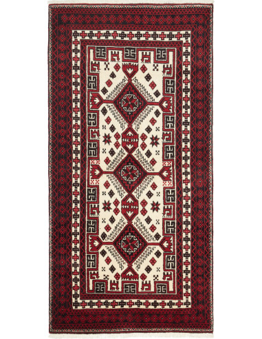Baluch Persia grigio ardesia scuro e bisque 95x197